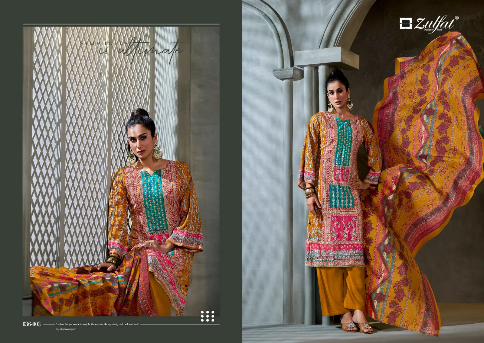 Aayat Vol 15 by Zulfat Viscose Rayon Digital Printed Dress Material Orders In India